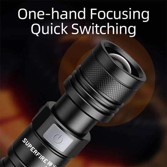 مصباح A12 Zoomable SUPERFIRE