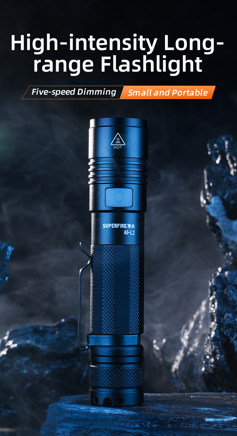 Details of SUPERFIRE New A5-L2 EDC Flashlight Details of SUPERFIRE New A5-L2 EDC Flashlight