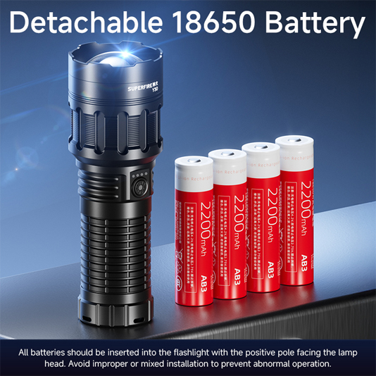 SUPERFIRE Y30 Long-Range Flashlight