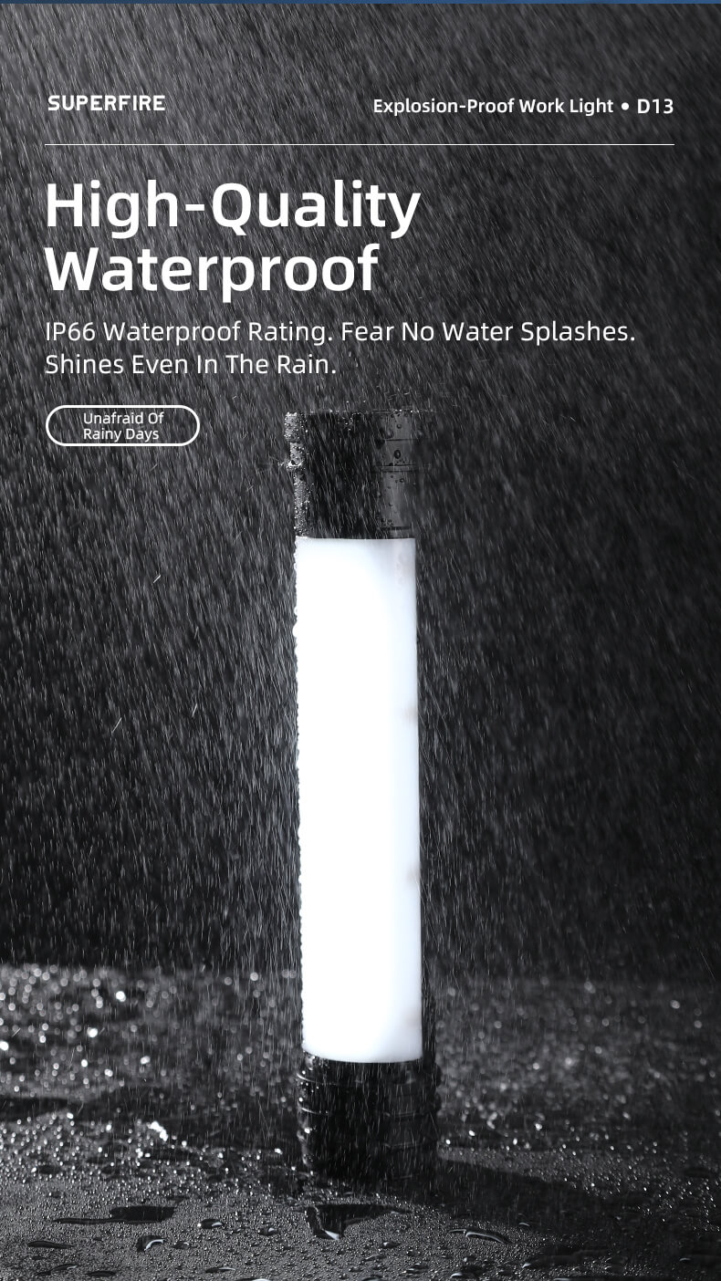 SUPERFIRE D13 Explosion-Proof Work Light Details