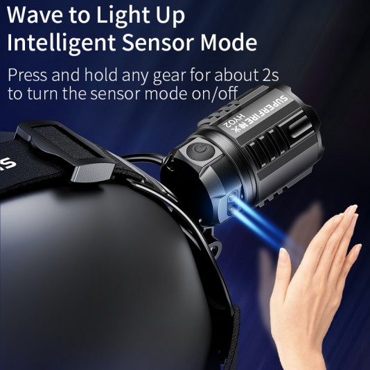 SUPERFIRE HY02 Sensor Headlamp - 翻译中...