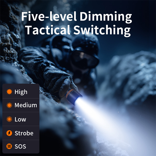 SUPERFIRE DL01/21700 Diving Flashlight - 翻译中...