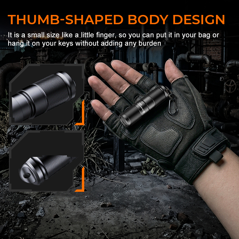 SUPERFIRE EF02 EDC Keychain Flashlight - 翻译中...